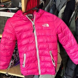 The North Face Pink Puffer Jacket